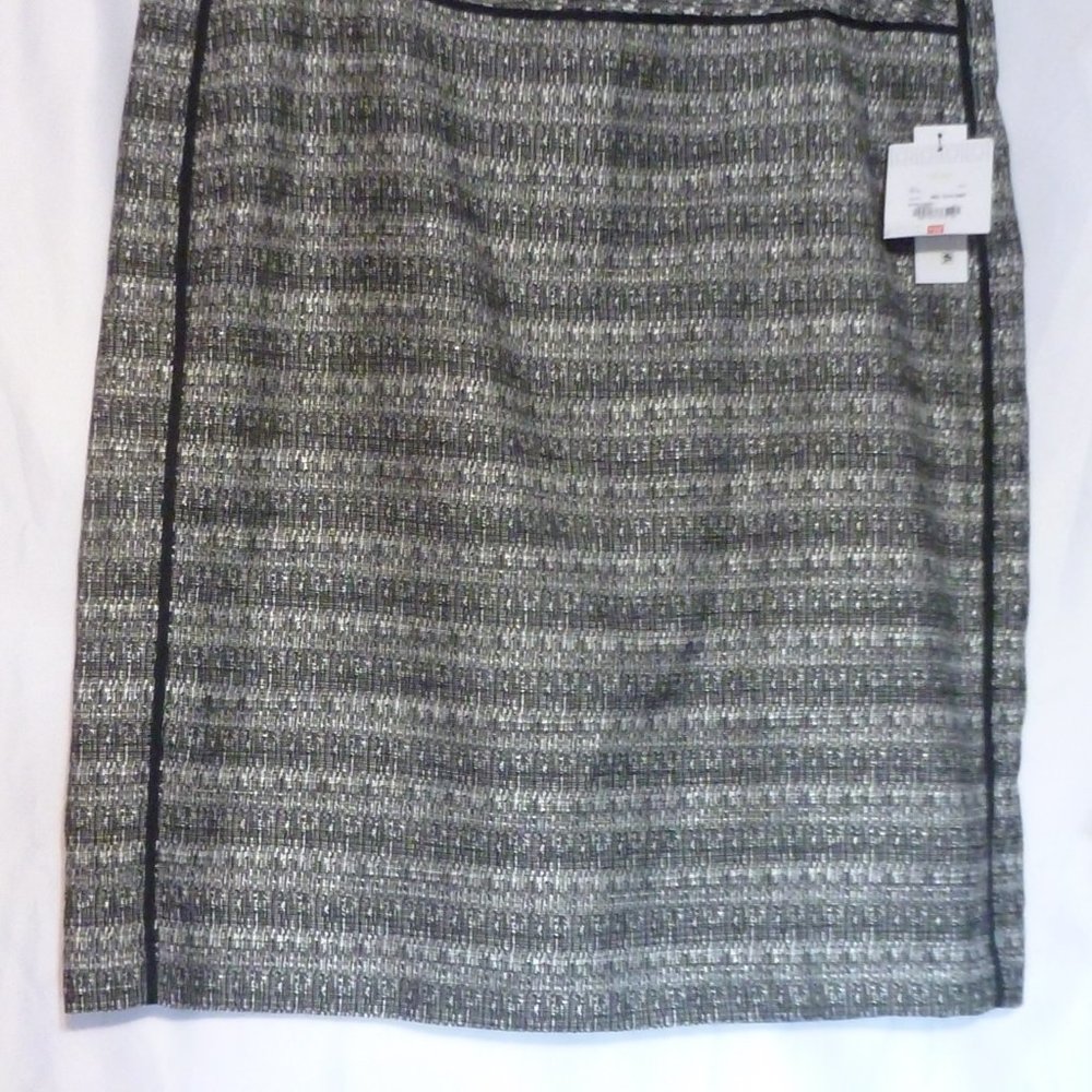 NEW Liz Claiborne Pencil Skirt/ Black & White  18W